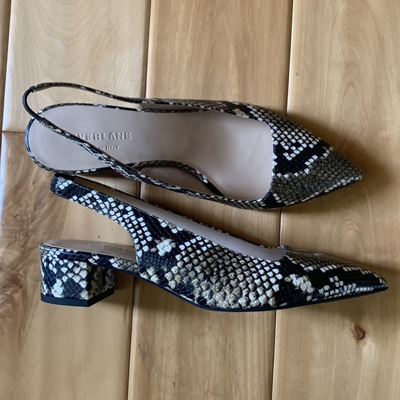 Everlane The Editor Slingback Heel, python snakeskin - Picture 5 of 10